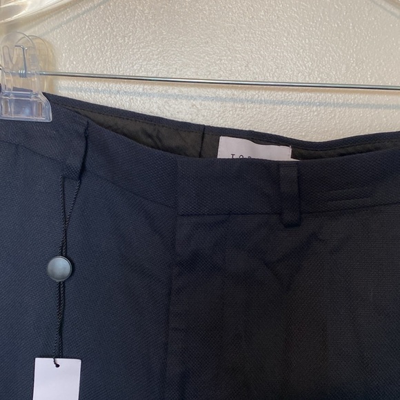 Topman tapered pronounced twill trousers in black pants with pockets 30x32 - Picture 6 of 16